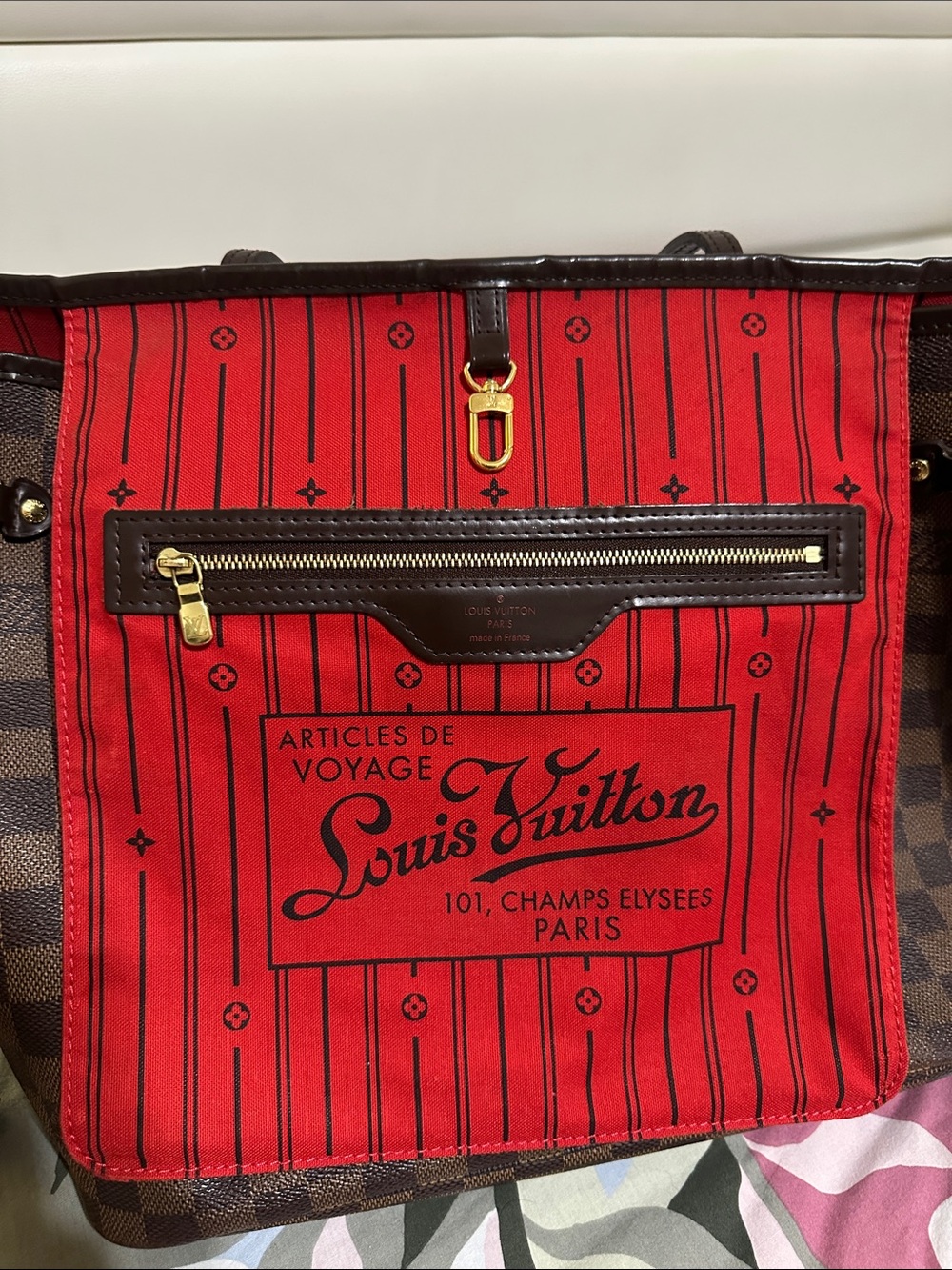Louis Vuitton Damier Ebene Neverfull MM - Picture 13 of 15